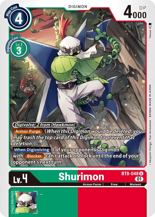 Image for Shurimon (BT8-048 U) (New Awakening) - Digimon Card Game
