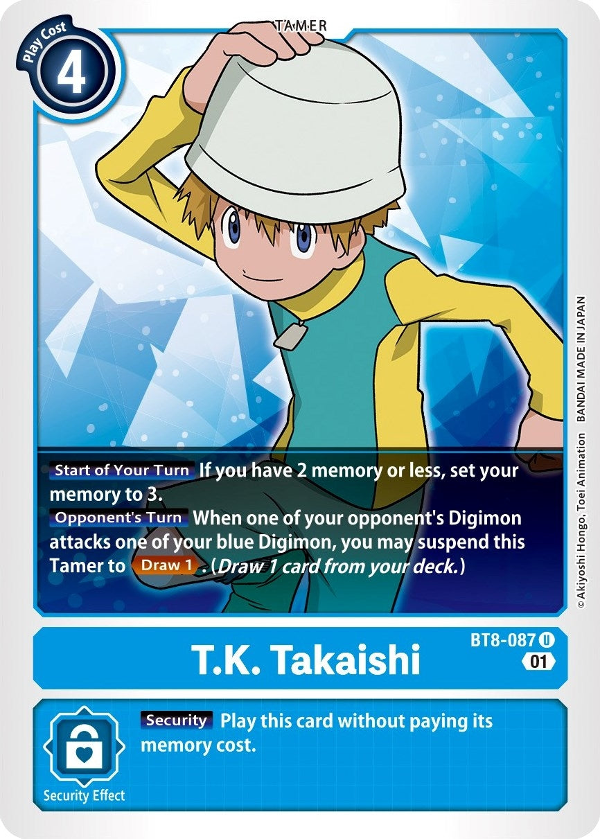 Image for T.K. Takaishi (BT8-087 U) (New Awakening) - Digimon Card Game