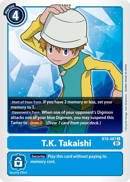 Image for T.K. Takaishi (BT8-087 U) (New Awakening) - Digimon Card Game