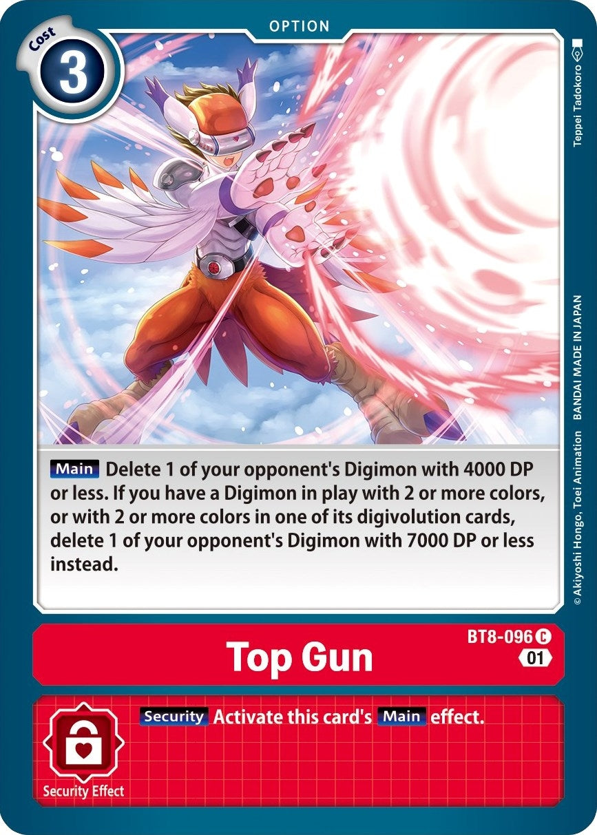 Image for Top Gun (BT8-096 C) (New Awakening) - Digimon Card Game