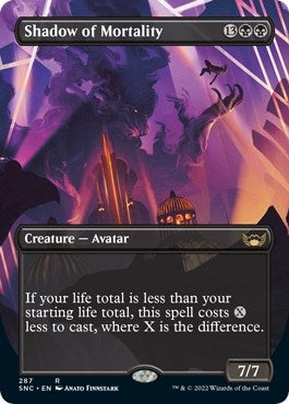 Image for Shadow of Mortality (Borderless) (287) (Streets of New Capenna) - Magic: The Gathering