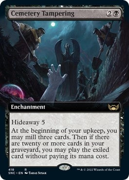 Image for Cemetery Tampering (Extended Art) (418) (Streets of New Capenna) - Magic: The Gathering