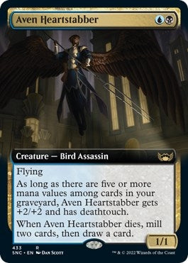 Image for Aven Heartstabber (Extended Art) (433) (Streets of New Capenna) - Magic: The Gathering