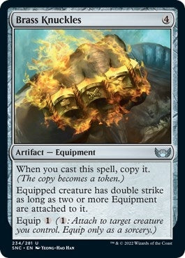 Image for Brass Knuckles (234) (Streets of New Capenna) - Magic: The Gathering