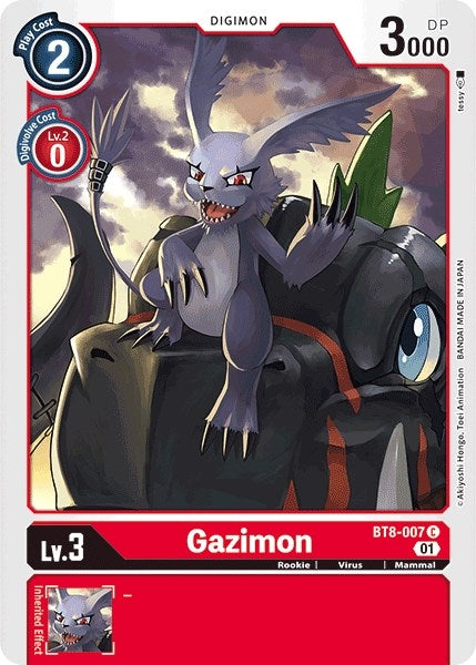 Image for Gazimon (BT8-007 C) (New Awakening) - Digimon Card Game