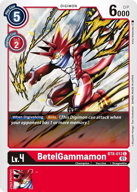 Image for BetelGammamon (BT8-013 C) (New Awakening) - Digimon Card Game