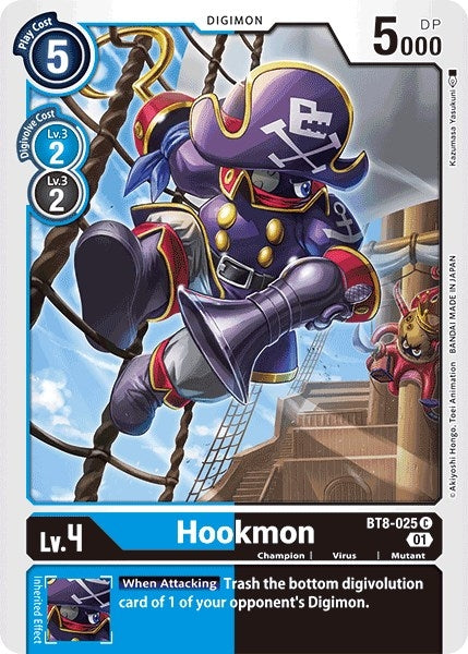 Image for Hookmon (BT8-025 C) (New Awakening) - Digimon Card Game
