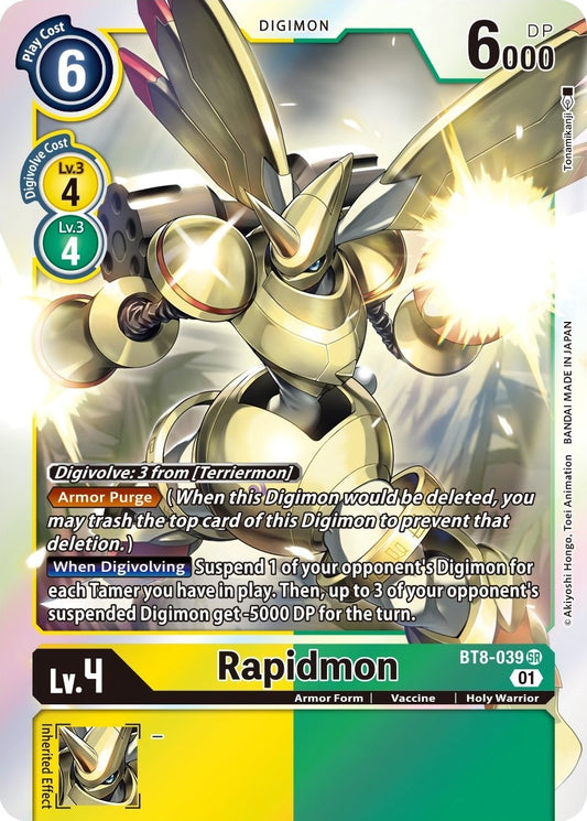 Image for Rapidmon (BT8-039 SR) (New Awakening) - Digimon Card Game