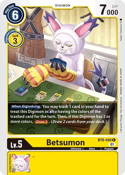 Image for Betsumon (BT8-040 C) (New Awakening) - Digimon Card Game