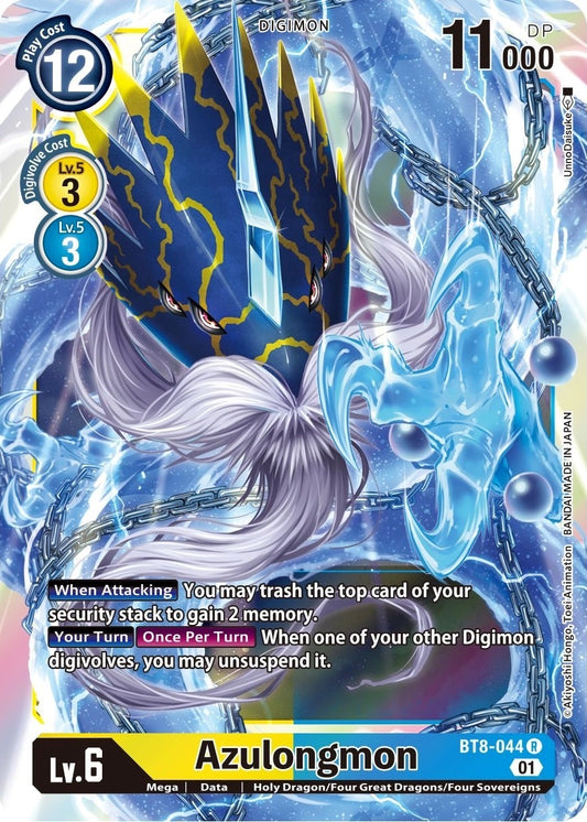 Image for Azulongmon (BT8-044 R) (New Awakening) - Digimon Card Game