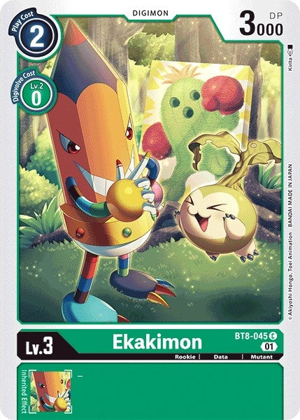 Image for Ekakimon (BT8-045 C) (New Awakening) - Digimon Card Game