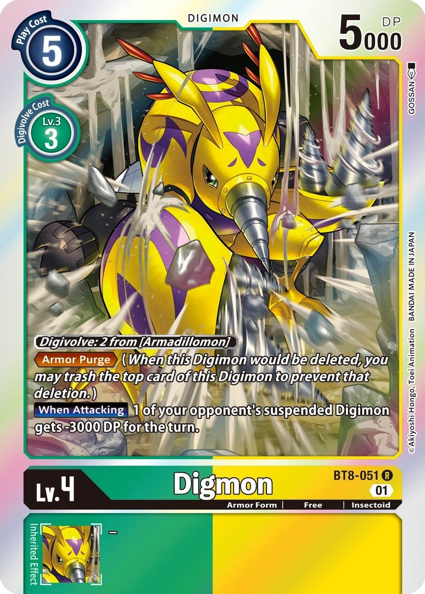 Image for Digmon (BT8-051 R) (New Awakening) - Digimon Card Game
