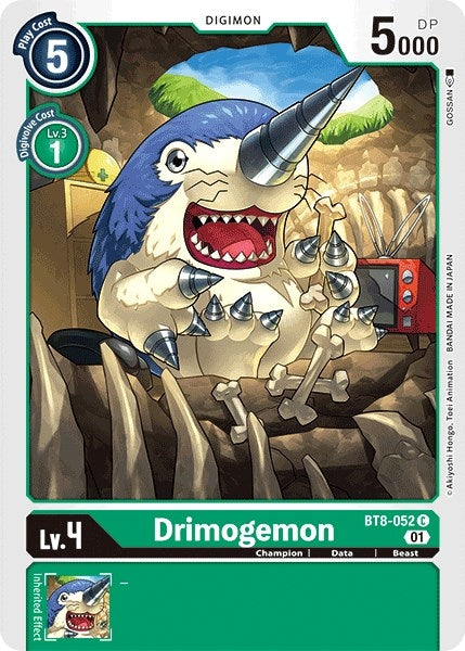 Image for Drimogemon (BT8-052 C) (New Awakening) - Digimon Card Game