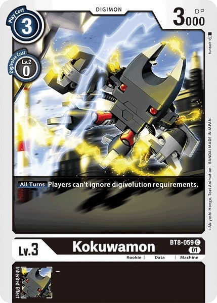 Image for Kokuwamon (BT8-059 C) (New Awakening) - Digimon Card Game