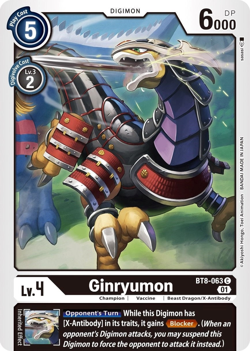 Image for Ginryumon (BT8-063 C) (New Awakening) - Digimon Card Game