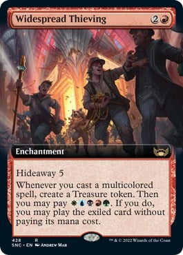Image for Widespread Thieving (Extended Art) (428) (Streets of New Capenna) - Magic: The Gathering