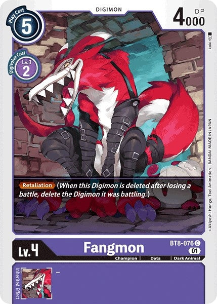 Image for Fangmon (BT8-076 C) (New Awakening) - Digimon Card Game