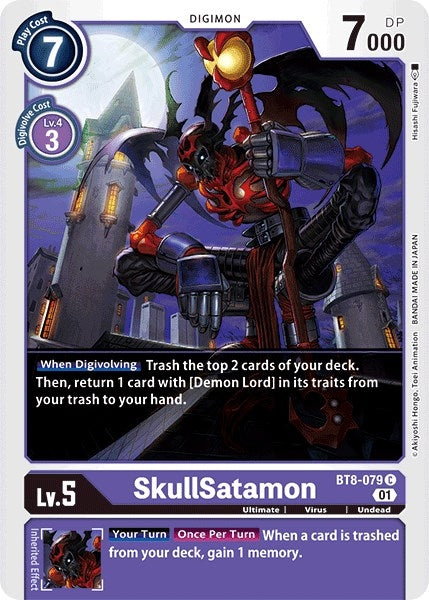 Image for SkullSatamon (BT8-079 C) (New Awakening) - Digimon Card Game