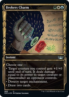 Image for Brokers Charm (Gilded Foil) (363) (Streets of New Capenna) - Magic: The Gathering