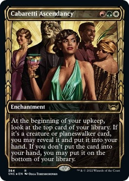 Image for Cabaretti Ascendancy (Gilded Foil) (364) (Streets of New Capenna) - Magic: The Gathering