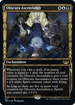 Image for Obscura Ascendancy (Gilded Foil) (387) (Streets of New Capenna) - Magic: The Gathering