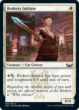 Image for Brokers Initiate (5) (Streets of New Capenna) - Magic: The Gathering