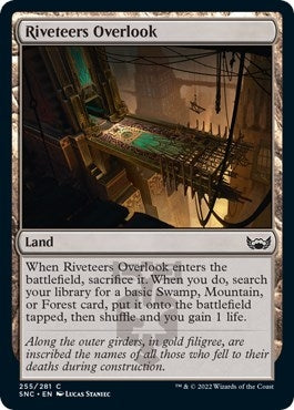 Image for Riveteers Overlook (255) (Streets of New Capenna) - Magic: The Gathering