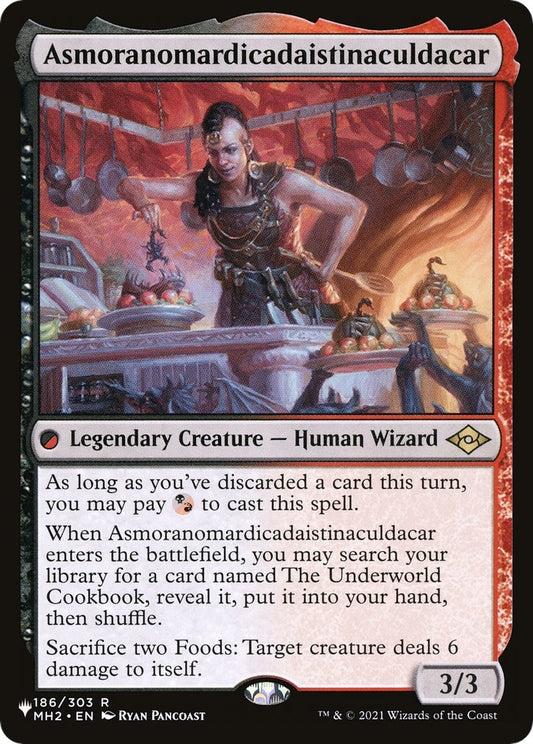 Image for Asmoranomardicadaistinaculdacar (186/303) (The List Reprints) - Magic: The Gathering