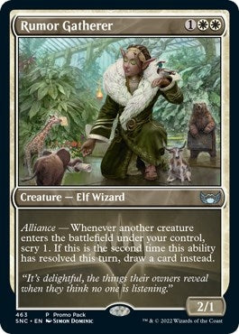 Image for Rumor Gatherer (463) (Promo Pack: Streets of New Capenna) - Magic: The Gathering