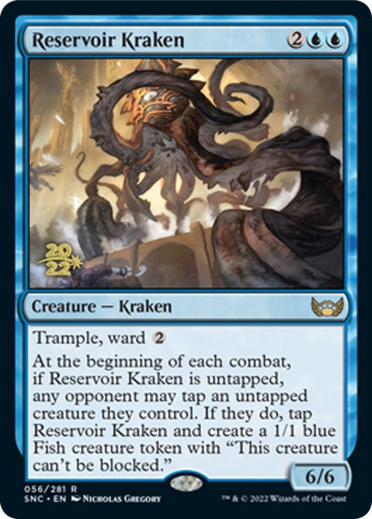 Image for Reservoir Kraken (56) (Prerelease Cards) - Magic: The Gathering