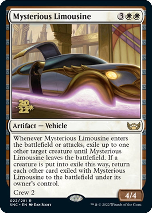 Image for Mysterious Limousine (22) (Prerelease Cards) - Magic: The Gathering