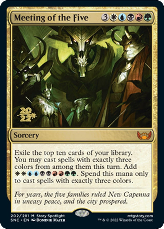 Image for Meeting of the Five (202) (Prerelease Cards) - Magic: The Gathering