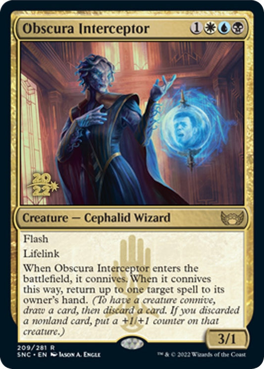 Image for Obscura Interceptor (209) (Prerelease Cards) - Magic: The Gathering