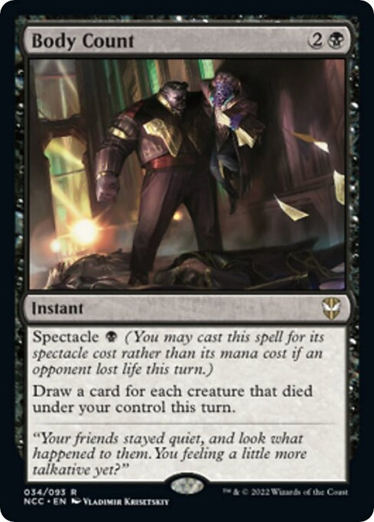 Image for Body Count (34) (Commander: Streets of New Capenna) - Magic: The Gathering