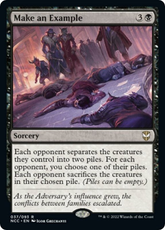 Image for Make an Example (37) (Commander: Streets of New Capenna) - Magic: The Gathering