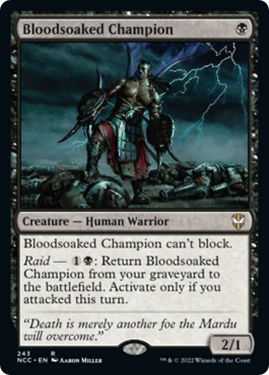 Image for Bloodsoaked Champion (243) (Commander: Streets of New Capenna) - Magic: The Gathering