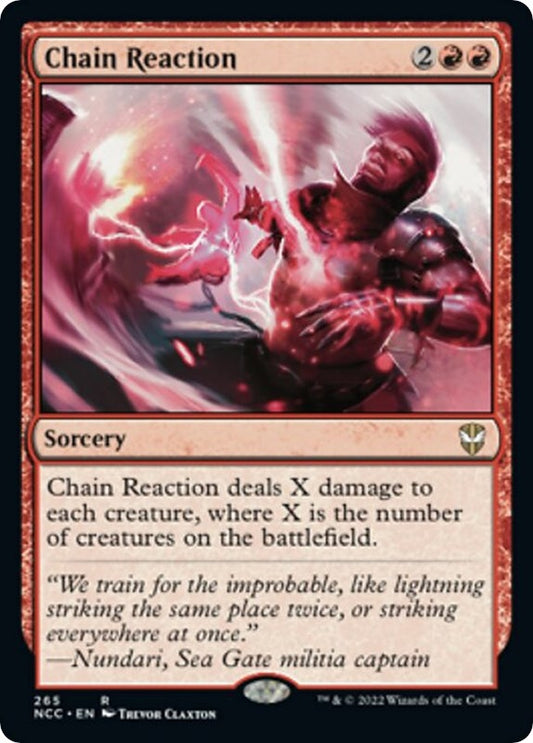 Image for Chain Reaction (265) (Commander: Streets of New Capenna) - Magic: The Gathering