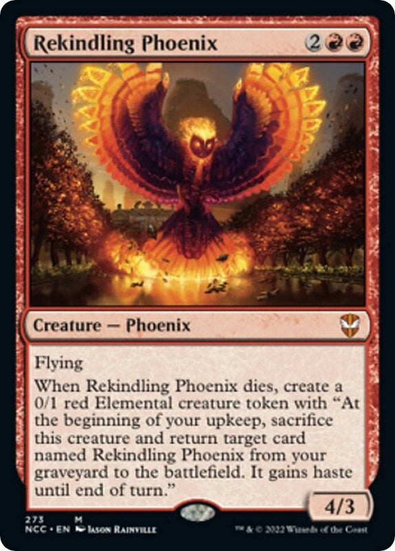 Image for Rekindling Phoenix (273) (Commander: Streets of New Capenna) - Magic: The Gathering