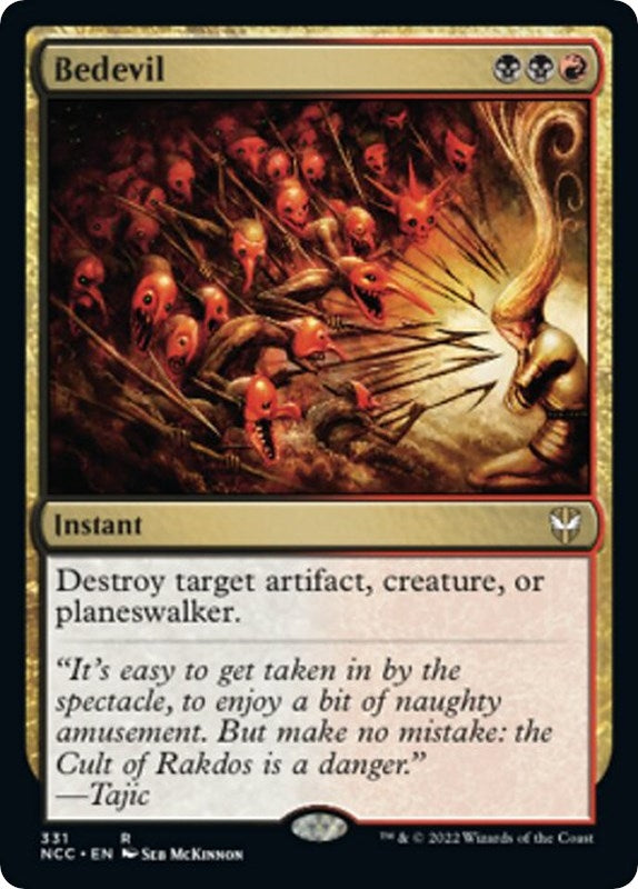 Image for Bedevil (331) (Commander: Streets of New Capenna) - Magic: The Gathering