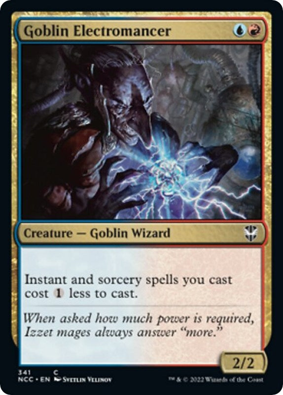Image for Goblin Electromancer (341) (Commander: Streets of New Capenna) - Magic: The Gathering