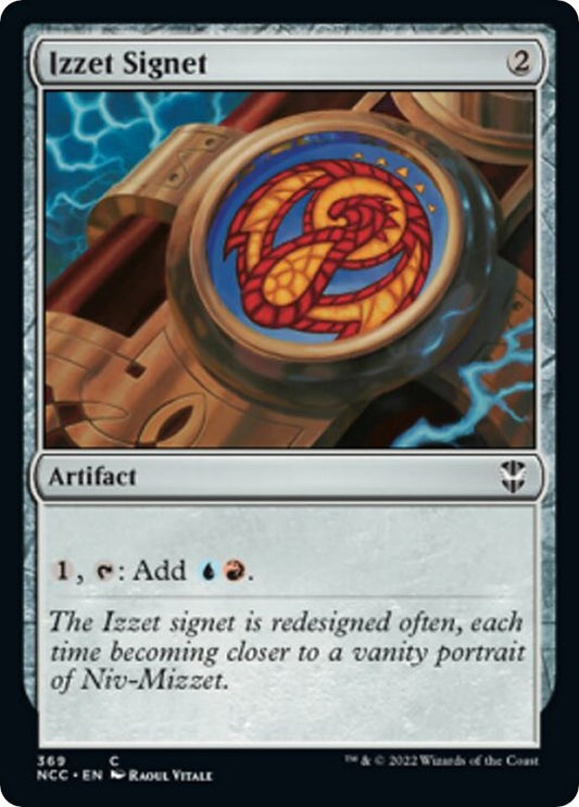 Image for Izzet Signet (369) (Commander: Streets of New Capenna) - Magic: The Gathering