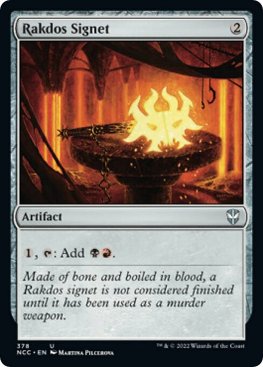 Image for Rakdos Signet (378) (Commander: Streets of New Capenna) - Magic: The Gathering