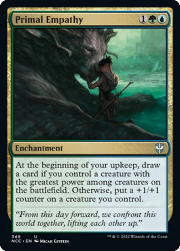 Image for Primal Empathy (348) (Commander: Streets of New Capenna) - Magic: The Gathering