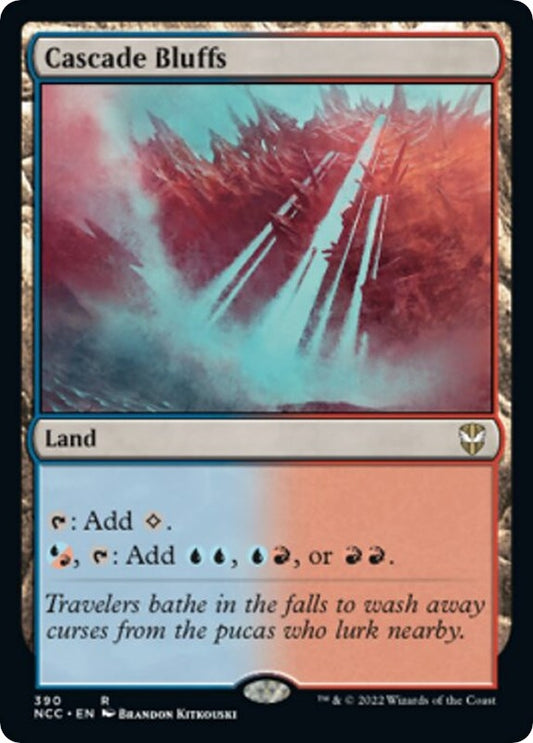 Image for Cascade Bluffs (390) (Commander: Streets of New Capenna) - Magic: The Gathering