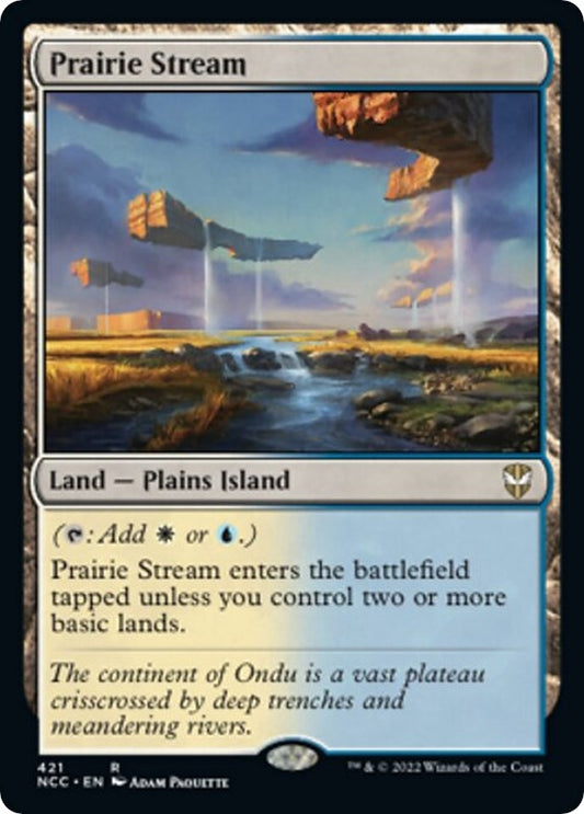 Image for Prairie Stream (421) (Commander: Streets of New Capenna) - Magic: The Gathering
