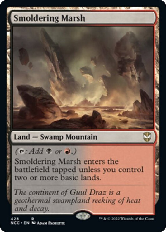 Image for Smoldering Marsh (428) (Commander: Streets of New Capenna) - Magic: The Gathering