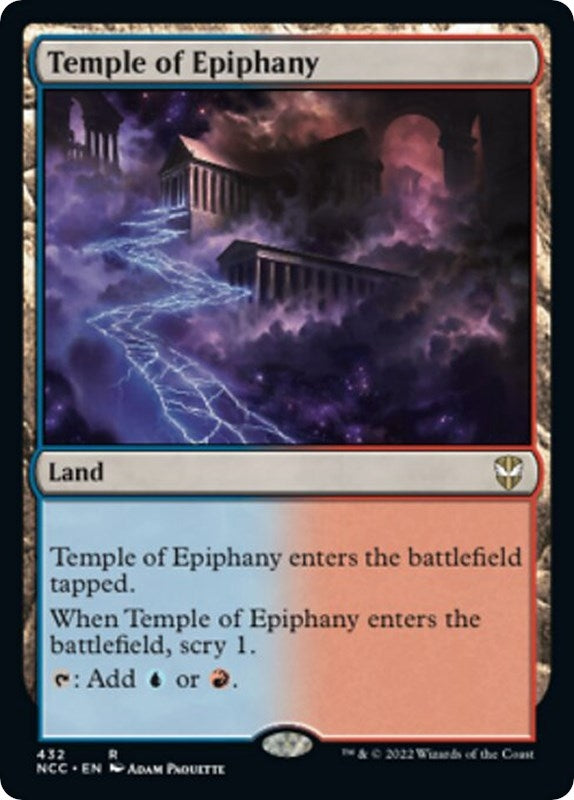 Image for Temple of Epiphany (432) (Commander: Streets of New Capenna) - Magic: The Gathering