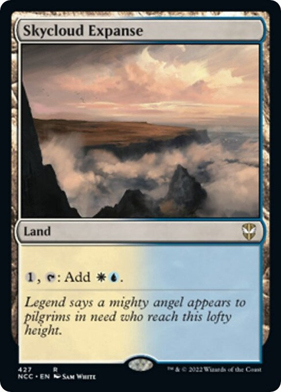 Image for Skycloud Expanse (427) (Commander: Streets of New Capenna) - Magic: The Gathering