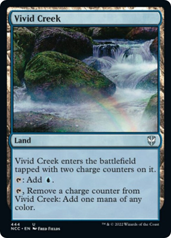 Image for Vivid Creek (444) (Commander: Streets of New Capenna) - Magic: The Gathering