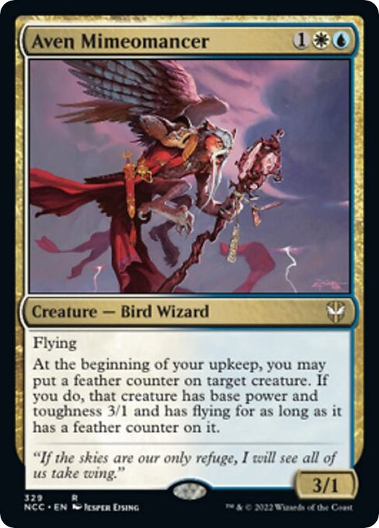 Image for Aven Mimeomancer (329) (Commander: Streets of New Capenna) - Magic: The Gathering